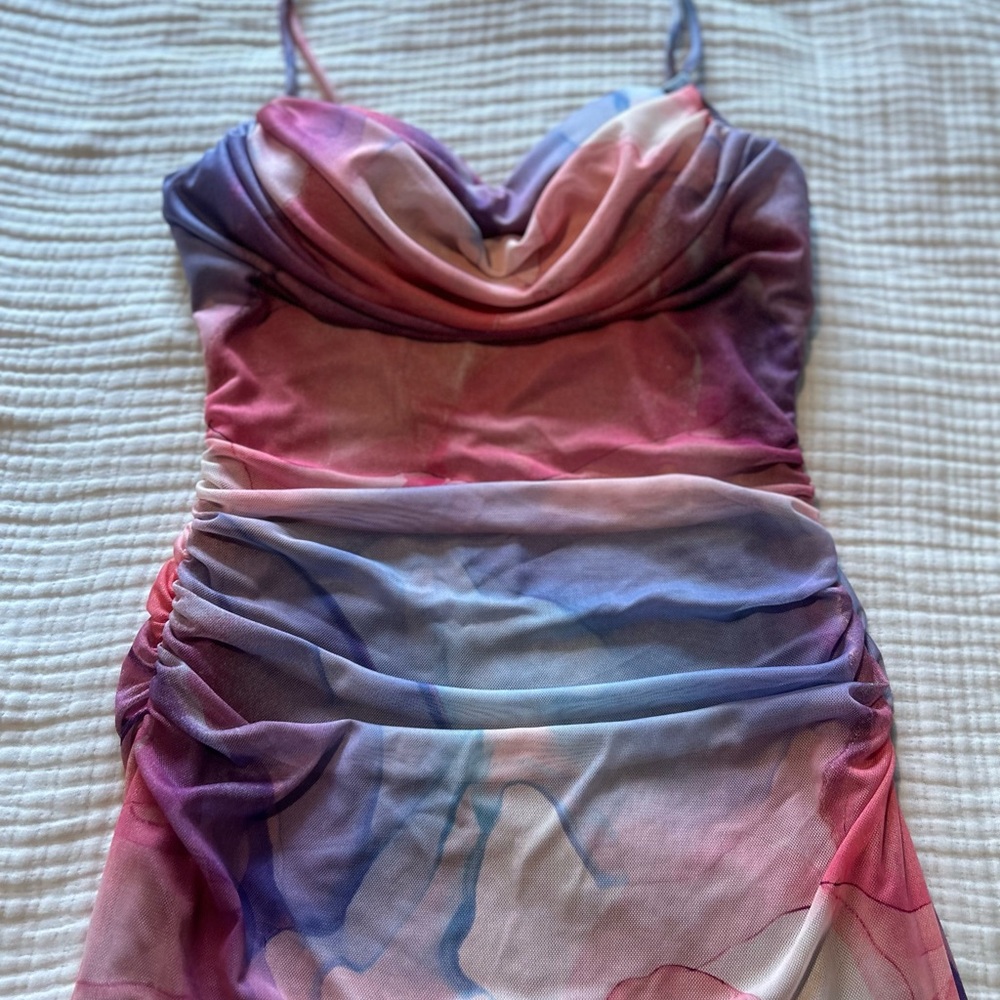 Fashion Nova Multicolor Midi Dress